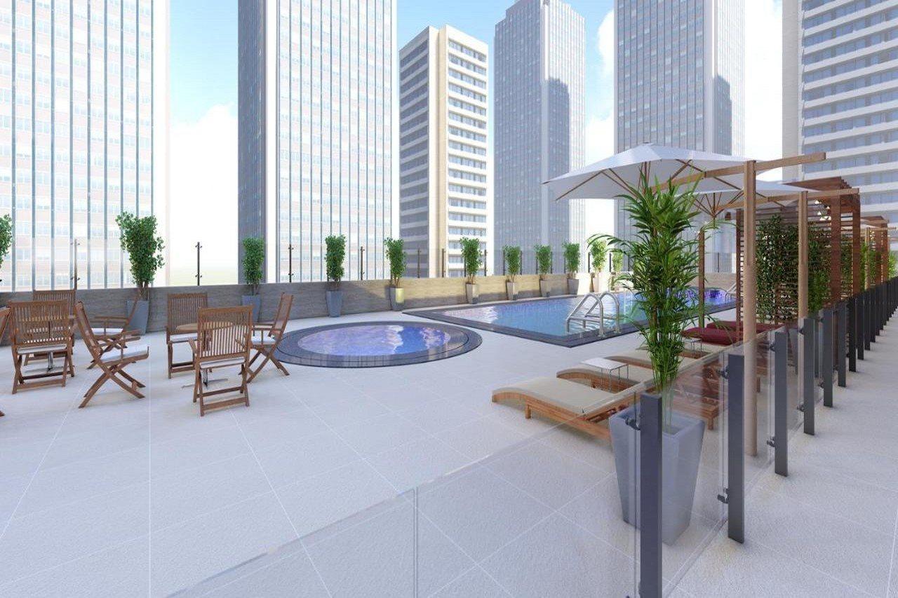 دبي He Hotel Apartments المظهر الخارجي الصورة Rooftop pool